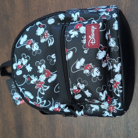 Bioworld Mickey And Minnie Allover Mini Backpack ❤️ - Picture 4 of 14